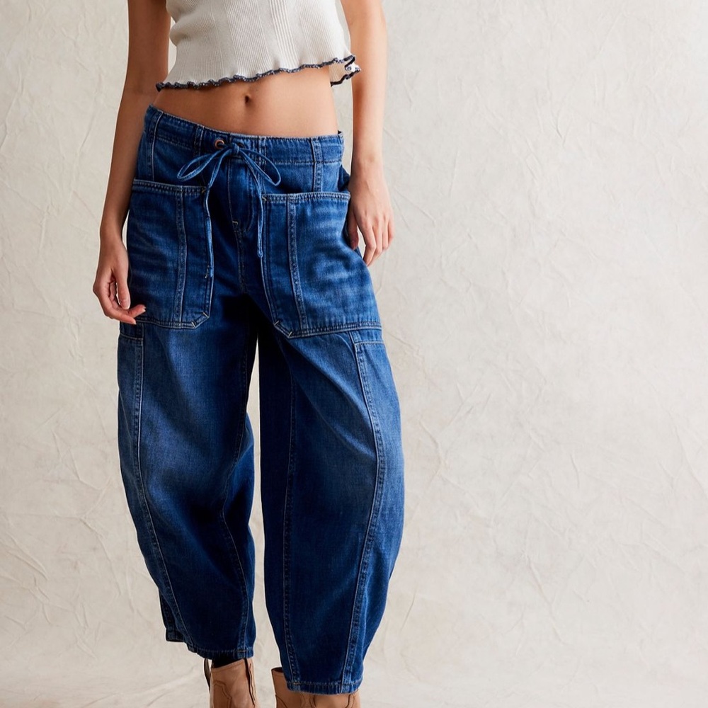 Free People Silverton Puddle Jeans size Small